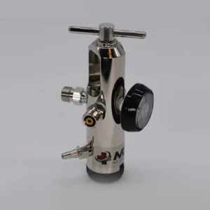 MTR Medical Brass Oxygen Regulator for durable oxygen flow control